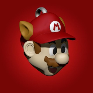 mario keychain Mario anahtarlık 3d print model - Mito3D