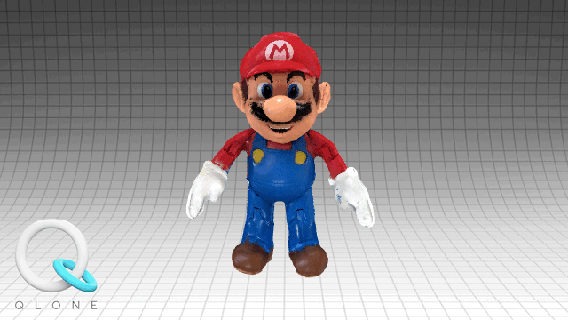 Mario Mario Mario figura super Mario super Mario bros qlone 3d print model - Mito3D
