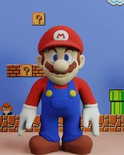 mario jogos brinquedo açao Pokémon anime Japão tokio desenho animado arte manga fofa casa colecionável escultura personagem sapo Dragão luigi 3d print model - Mito3D