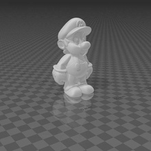 Mario nintendo Süper Luigi 3d print model - Mito3D