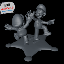 mario & luigi Spiel bros Sammlung nintendo Stern 3d print model - Mito3D