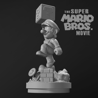 Mario super bros film diorama videogiochi fan art luigi bowser pesca rospo supermariot cartone animato giocattolo mariobrothers donkeykong game Boy nes interruttore nintendo 3d print model - Mito3D