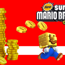 Mario bloccare oro mariobros2 3d print model - Mito3D