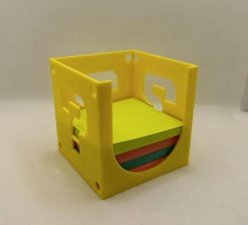 mario block post-it 3'' holder bros bloc interrogation nintendo 3d print model - Mito3D