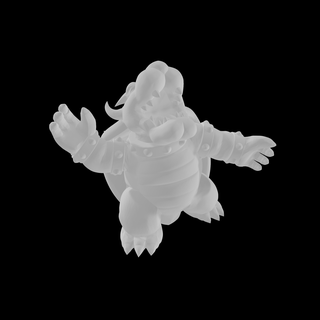 Mario bowser statua 8 luigi Bros mariosculpt mariofigure figura figurina nintendo nintendoworld nintendofan pesca goomba supermario supermariobros fiore marios Marioparty marioluigi luigimario 3d print model - Mito3D