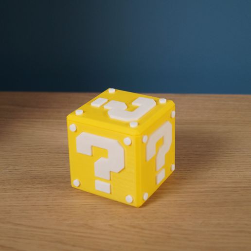 Mario Box Frage 3D print model - Mito3D