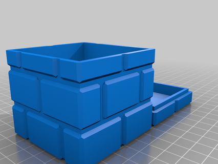mario brick block container Tools 3d printing 3d print model - Mito3D