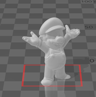 mario broos figure scanning simple 3d print model - Mito3D