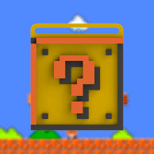 mario bros 8-bits question mark keychain mariobros questionmark old 8bits tool stylish style unique custom customisable free high poly gadget various games home art 3d print model - Mito3D