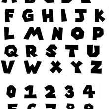 Mario bros alfabeto taglierina 3d print model - Mito3D