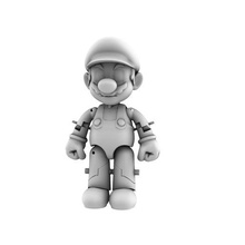 mario hermanos articulado acción figura juego juguete Arte abs posable personalizar fdm figurilla articulación creador 3d print model - Mito3D