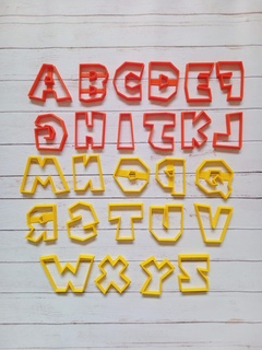 Mario bros biscotto taglierina casa alfabeto abc forno kit pacco taglio frese muffe biscotti foca stampino 3d print model - Mito3D