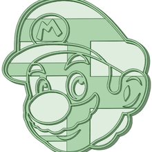 Mario bros biscotto taglierina 3d print model - Mito3D