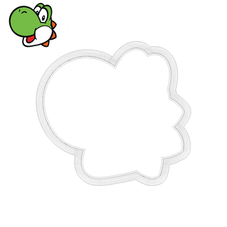 mario bros cookie cutter cookies luigi toad yoshi flower bakery 3d print model - Mito3D