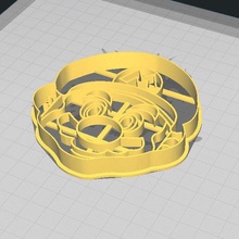 mario bros cookie-fondant cutter verschiedene cookie fondant 3d print model - Mito3D