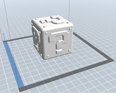 mario bros cube 3d print model - Mito3D