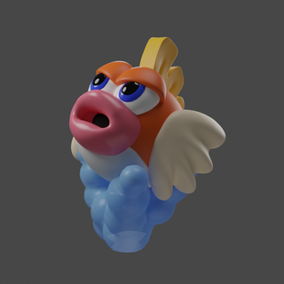 Mario bros pesce nintendo 3d print model - Mito3D