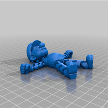 Mario bros flexibel artikuliert Spiel flexi 3d print model - Mito3D