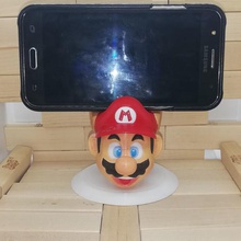 mario bros iphone cell phone telephone super head carrier 3d print model - Mito3D
