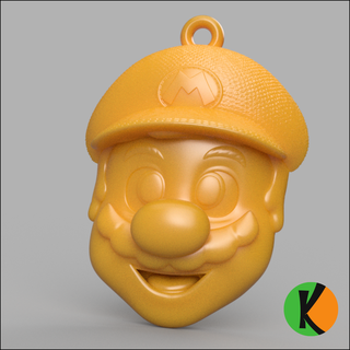 Mario bros portachiavi portachiavi Mario Mario bros 3d print model - Mito3D
