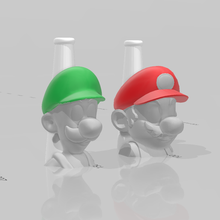Mario bros luigi Bong Mundstücke Gadget Düse Extruder 3d print model - Mito3D