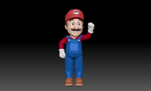 Mario bros Film Ausführung Super Nintendo Spiel 3d print model - Mito3D