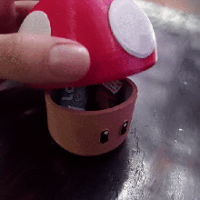 Mario bros fungo scatola video Giochi nintendo giocare Salva 3d print model - Mito3D