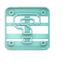 mario bros casella di mistero cookie cutter strumento fondente della taglierina 3d print model - Mito3D