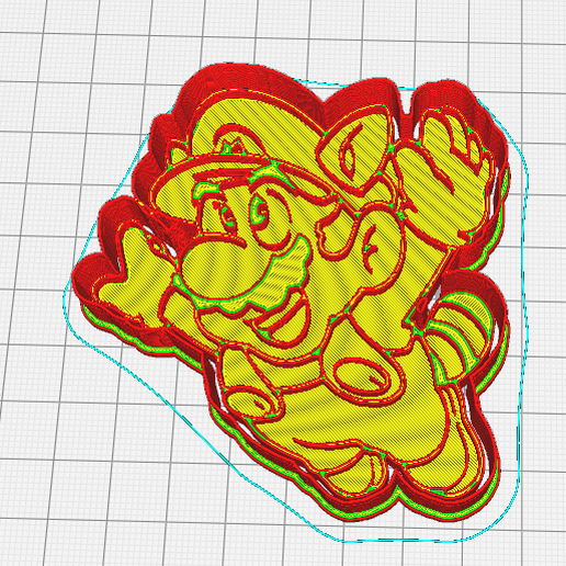mario bros nintendo biscuit coupeur art biscuits 3D print model - Mito3D