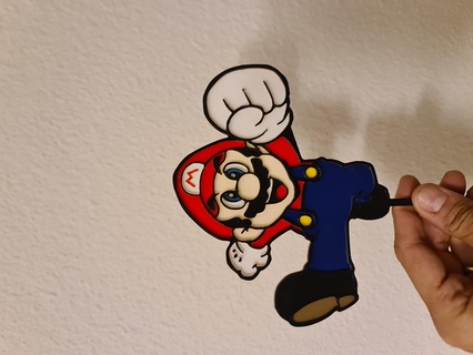 Mario bros Topper Mario bros Nintendo Topper Kuchen Kuchen kuchen Video Spiel 3d print model - Mito3D