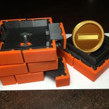 mario moneda rompecabezas cajas juego juguete accesorios 3d print model - Mito3D