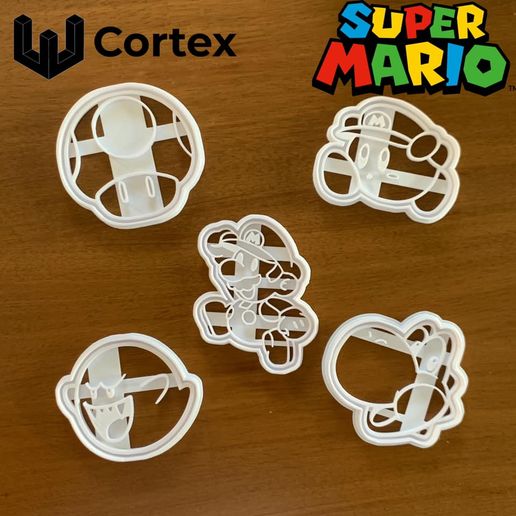 Mario kurabiye kesiciler Süper yoshi kesici Kirby Cortadores 3D print model - Mito3D