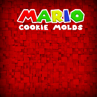 Mario kurabiye kalıplar para galletalar araçlar kesici kalıp Luigi şeftali star mantar Galletitas bisküvi 3d print model - Mito3D