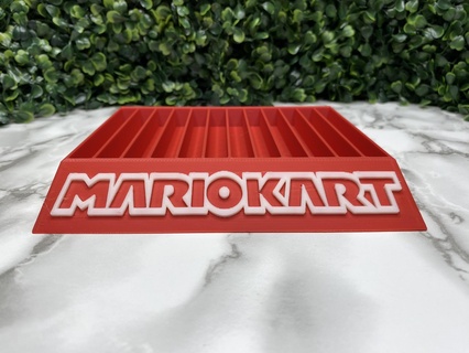 Mario Kart Nintendo Schalter Spiel Halter Unterstützung 3d print model - Mito3D
