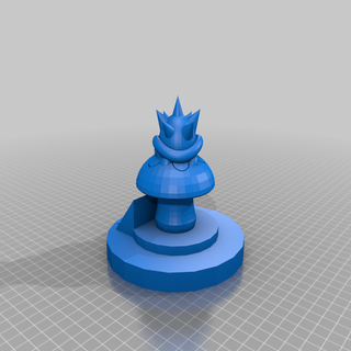 mario kart tournament champion trophy video games 3d print model - Mito3D