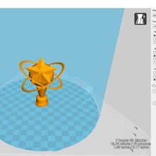mario kart trophy jeu prix de coupe victoire 3d print model - Mito3D