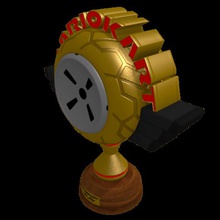 mario kart trophy Spiel go-kart super - Schalter gold shroom Pilz 3d print model - Mito3D