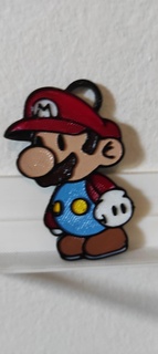 Mario portachiavi nintendo 3d print model - Mito3D