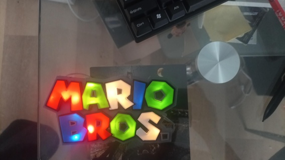 Mario Lampe Mario bros Lampe Mario Film 3d print model - Mito3D