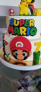 Mario Logo Cutter Fondant Marzipan Super 3d print model - Mito3D