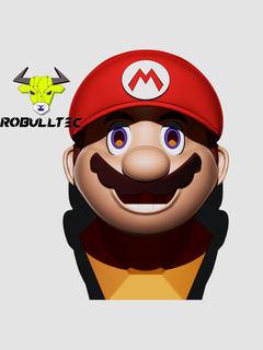 Mario Maske Kunst Spiele Videospiele Video Halloween Kostüm robulltec 3d print model - Mito3D