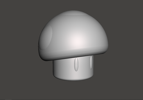 mario mushroom mario mushroom toadstool super mario  3d print model - Mito3D