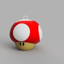 mario mushroom chaveiro jogo cogumelo 3d print model - Mito3D