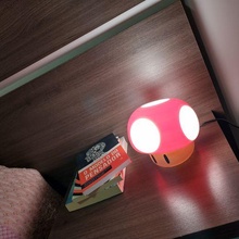mario seta ligero lámpara 3d print model - Mito3D