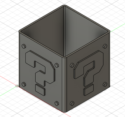 mario gizem kutu ev 3d print model - Mito3D