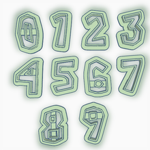 Mario numerico bros numeri taglierina impostato 3d print model - Mito3D