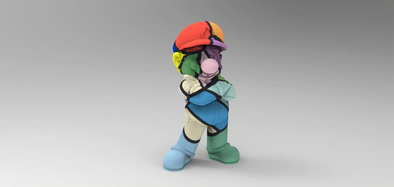 Mario pop Sanat araçlar 3D print model - Mito3D