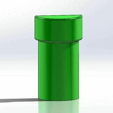 mario portal tubo súper moneda 3d print model - Mito3D