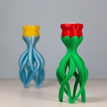 mario s candle holder candela candelabro 3d print model - Mito3D