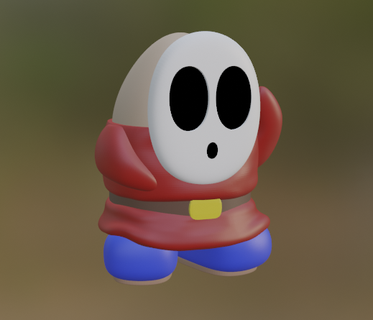 Mario utangaç insan Yumurta Fincan süs yoshi adam nintendo 3d print model - Mito3D